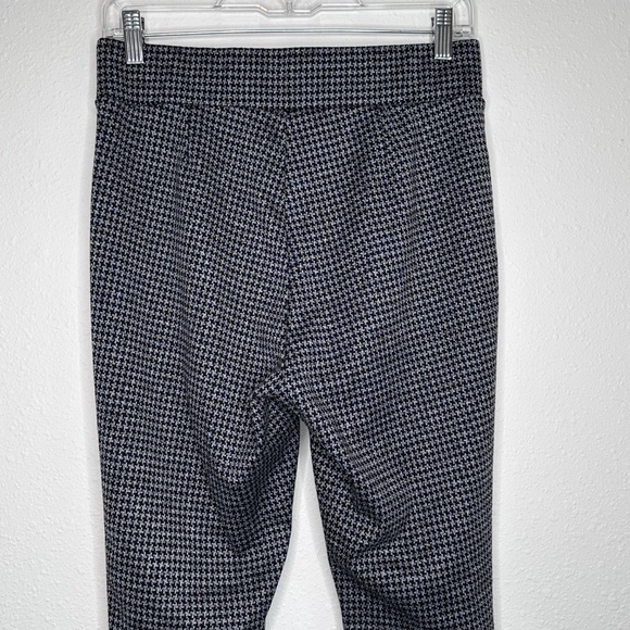Ann Taylor LOFT Houndstooth Leggings, Black Multi, Size Medium - Picture 7 of 9